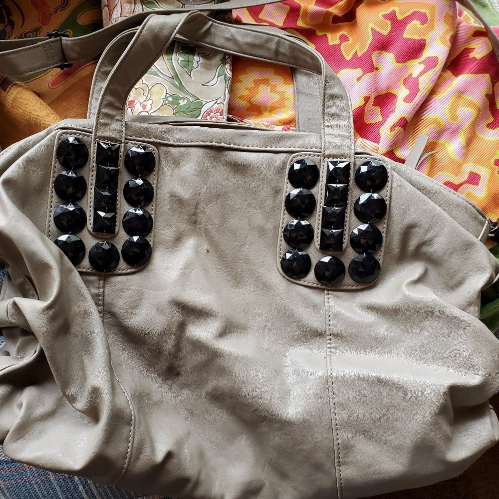 Olivia + joy taupe purse